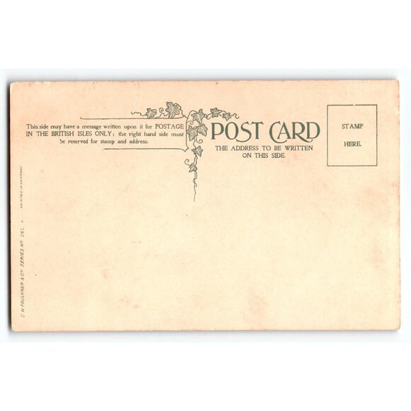 Dressed Pigs Fantasy Anthropomorphic Postcard Piglets In Moms Apron Germany - Picture 2 of 2